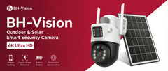 BH-Vision Outdoor & Solar Smart Security Camera | 8K Ultra HD Dual Solar PTZ Camera