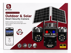 BH-Vision Outdoor & Solar Smart Security Camera | 8K Ultra HD Dual Solar PTZ Camera